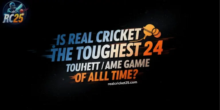 Is Real cricket 24 the toughest cricket game of all time?