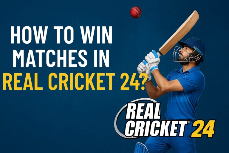 How to win matches in Real Cricket 24?