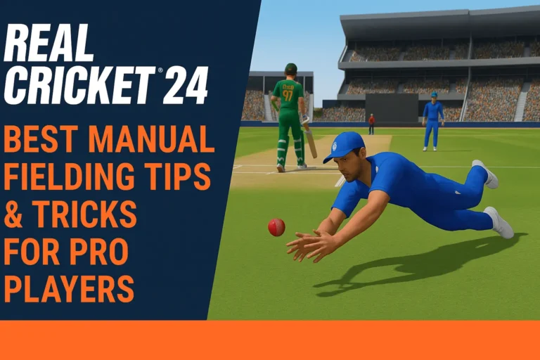 Real Cricket 24: Best Manual Fielding Tips & Tricks for Pro Players