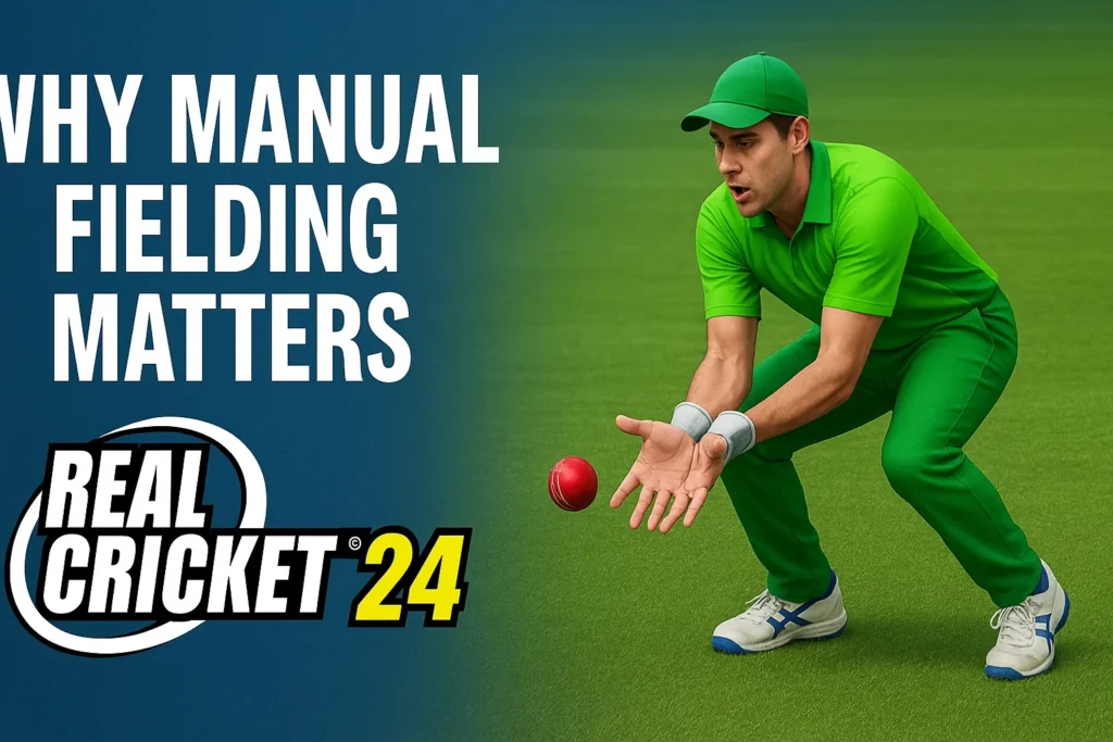 Why Manual Fielding Matters in Real Cricket 24