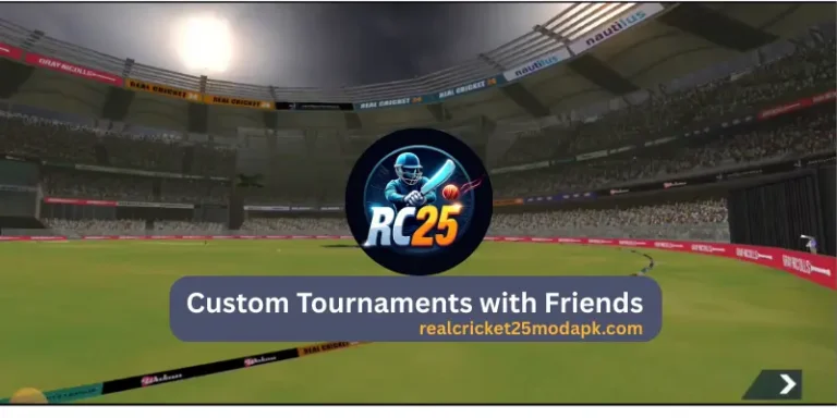 Create Custom Tournaments with Friends in Real Cricket