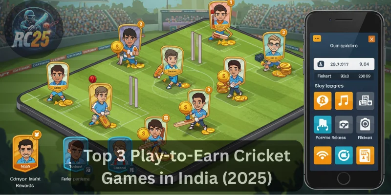 Top 3 Play-to-Earn Cricket Games in India (2025)