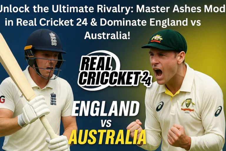 Unlock the Ultimate Rivalry: Master Ashes Mode in Real Cricket 24 & Dominate England vs Australia!