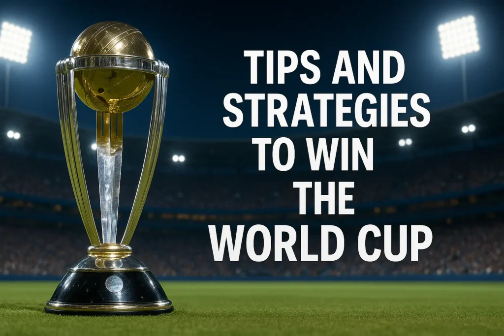 Tips and Strategies to Win the World Cup