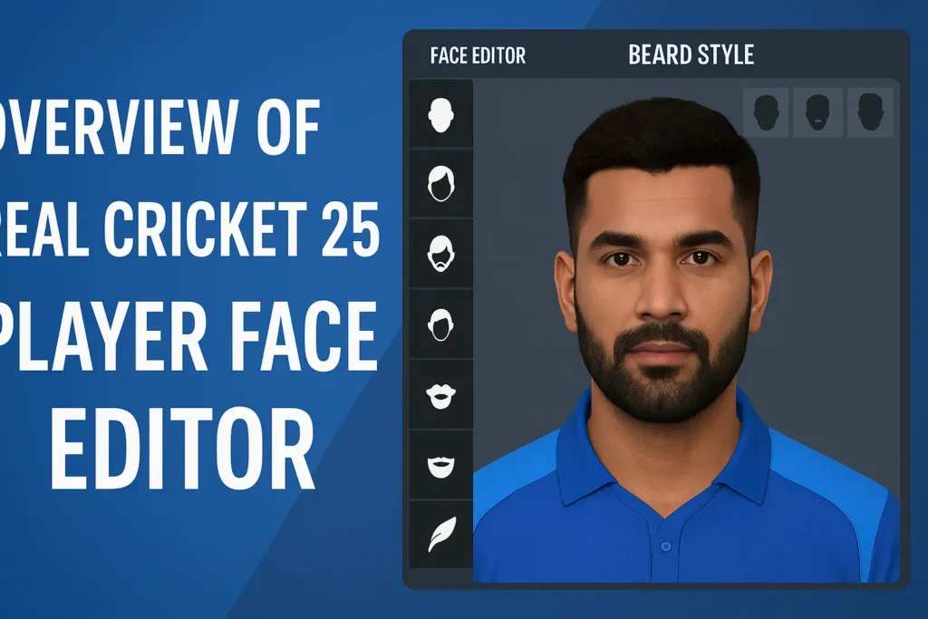 Overview of Real Cricket 25 Player Face Editor