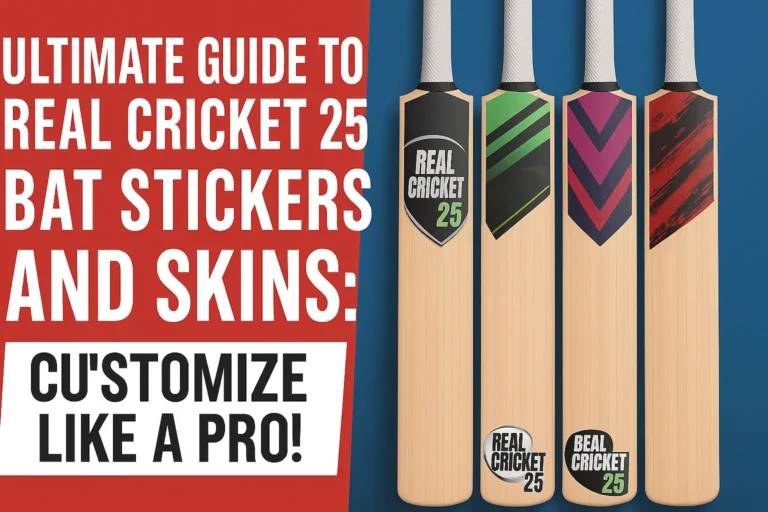 Ultimate Guide to Real Cricket 25 Bat Stickers and Skins: Customize Like a Pro!