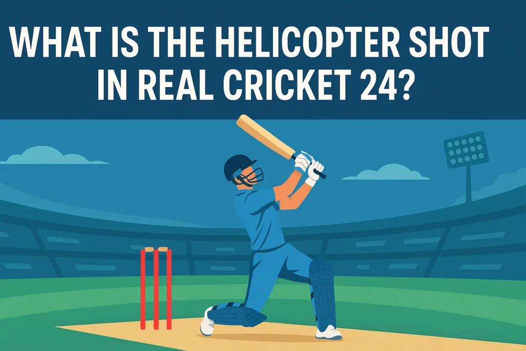 What Is the Helicopter Shot in Real Cricket 24?