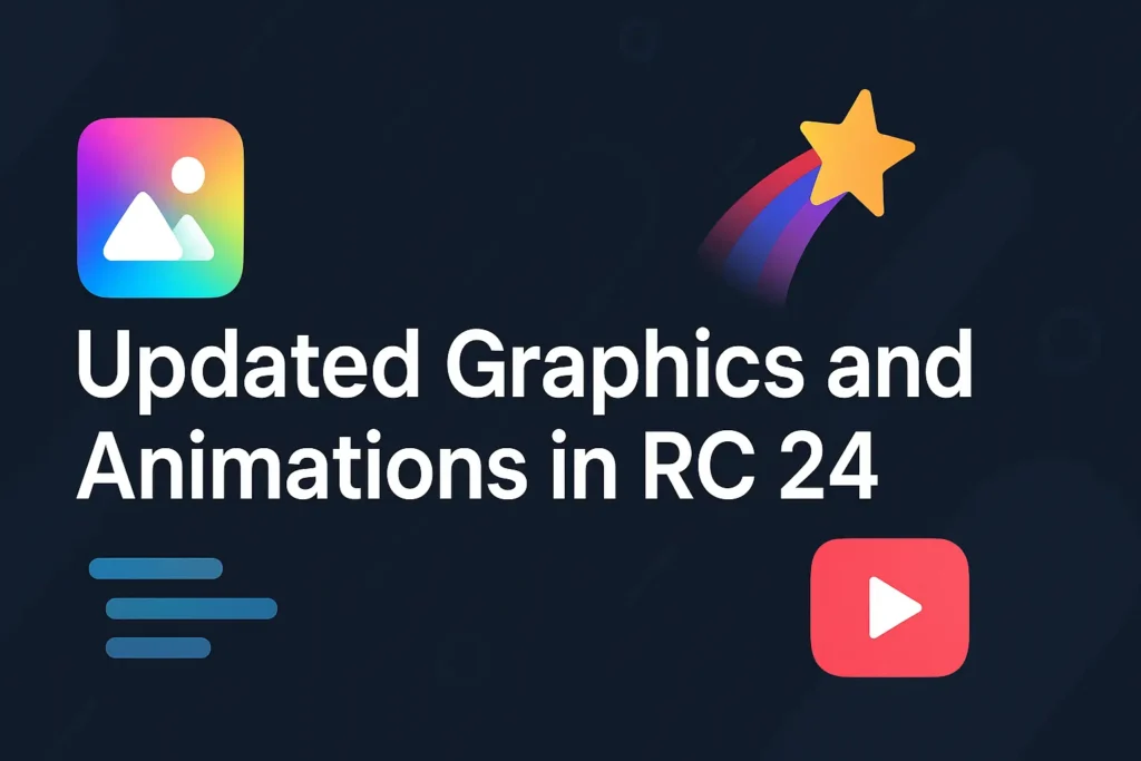 Updated Graphics and Animations