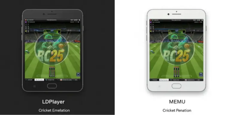 LDPlayer vs MEmu for Real Cricket 24