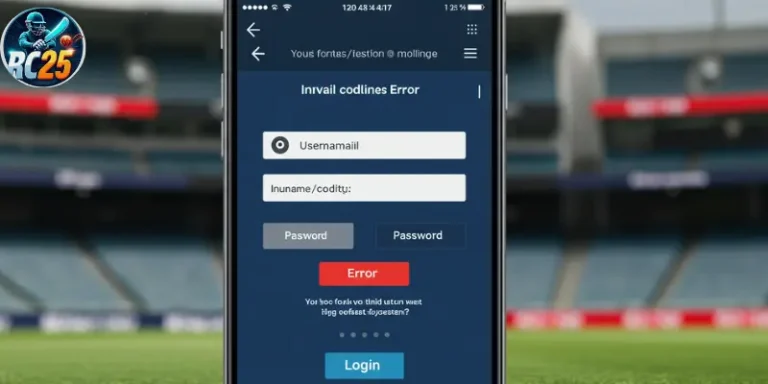 Real Cricket Login Problem