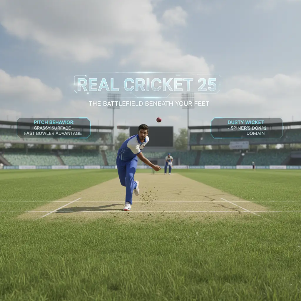 pitch behavior in cricket games