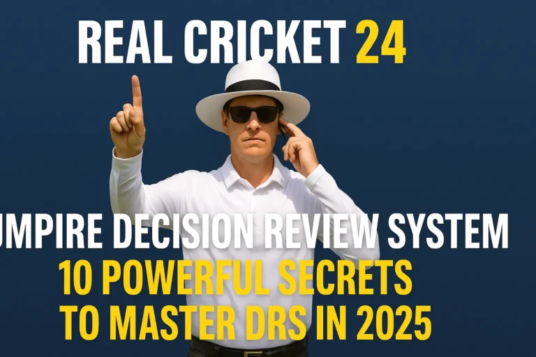Real Cricket 24 Umpire Decision Review System: 10 Powerful Secrets to Master DRS in 2025