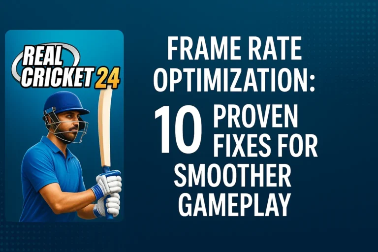 Real Cricket 24 Frame Rate Optimization: 10 Proven Fixes for Smoother Gameplay