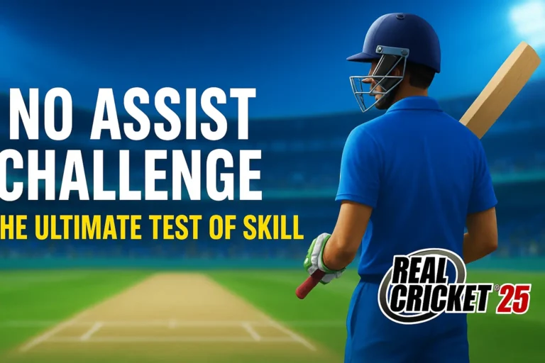 No Assist Challenge – The Ultimate Test of Skill in Real Cricket 25