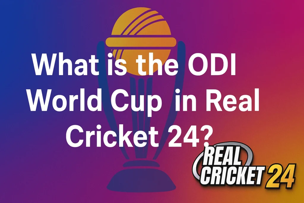 What is the ODI World Cup in Real Cricket 24?