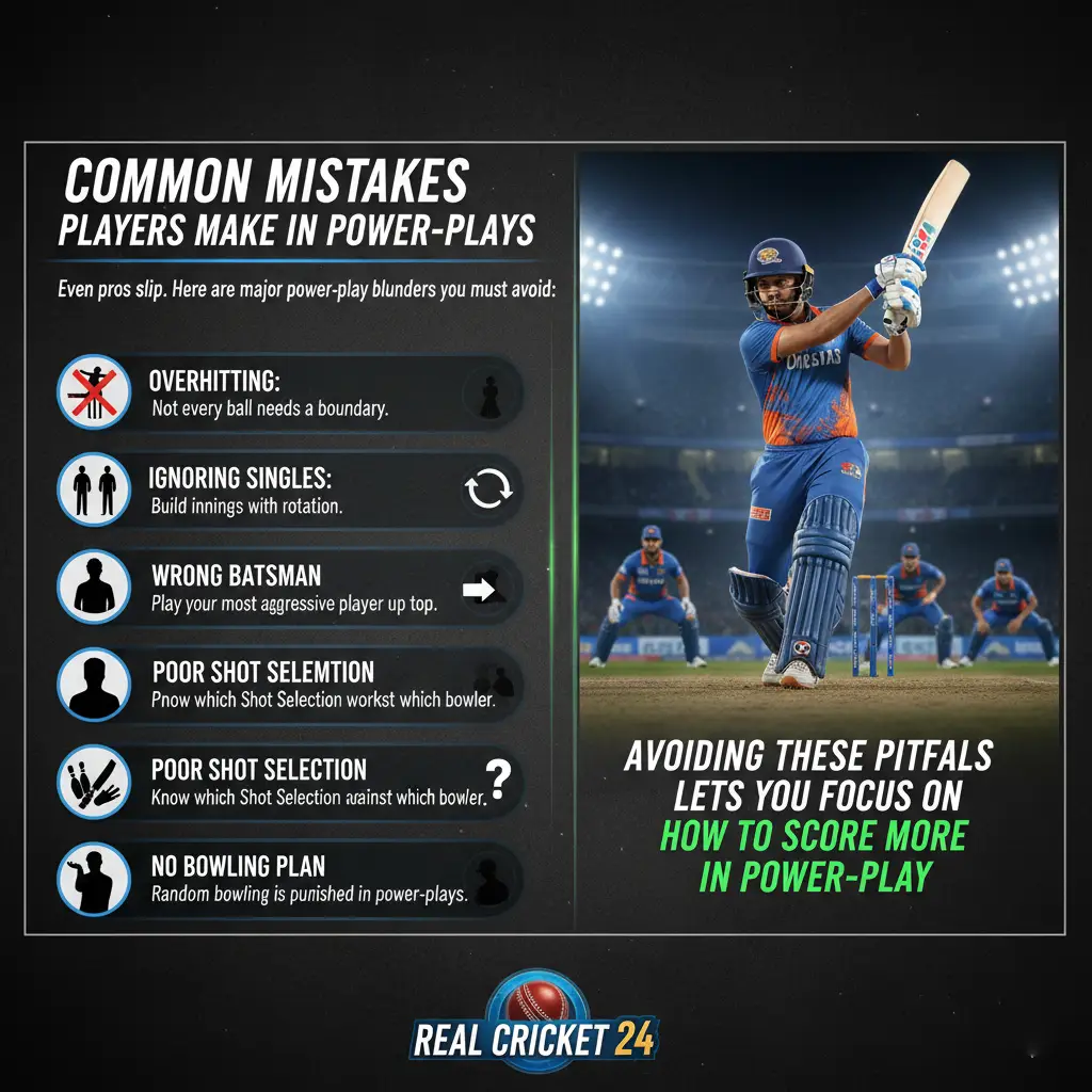 Common Mistakes Players Make in Power-plays