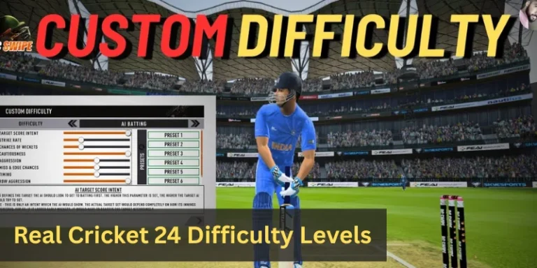 Real Cricket 24 Difficulty Levels Every Gamer Must Know
