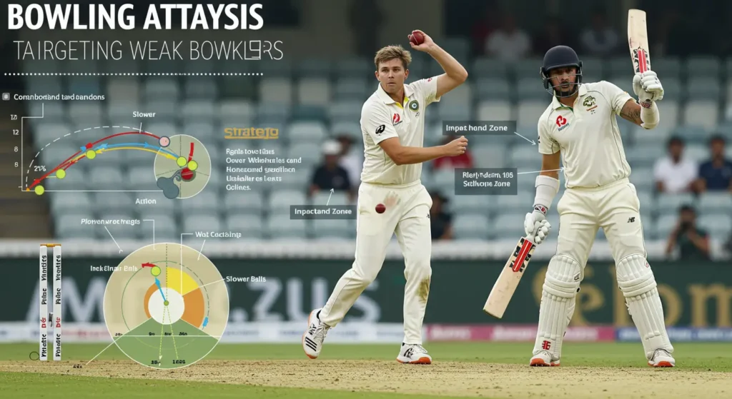 Bowling Attack Analysis: Targeting Weak Bowlers