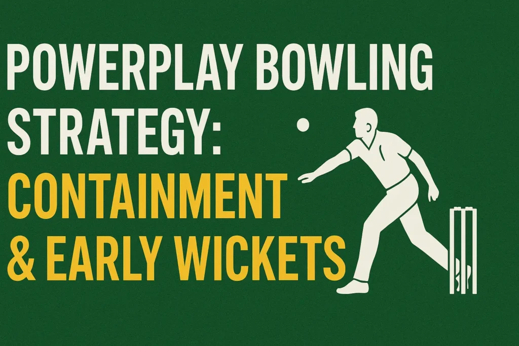 Powerplay Bowling Strategy: Containment & Early Wickets