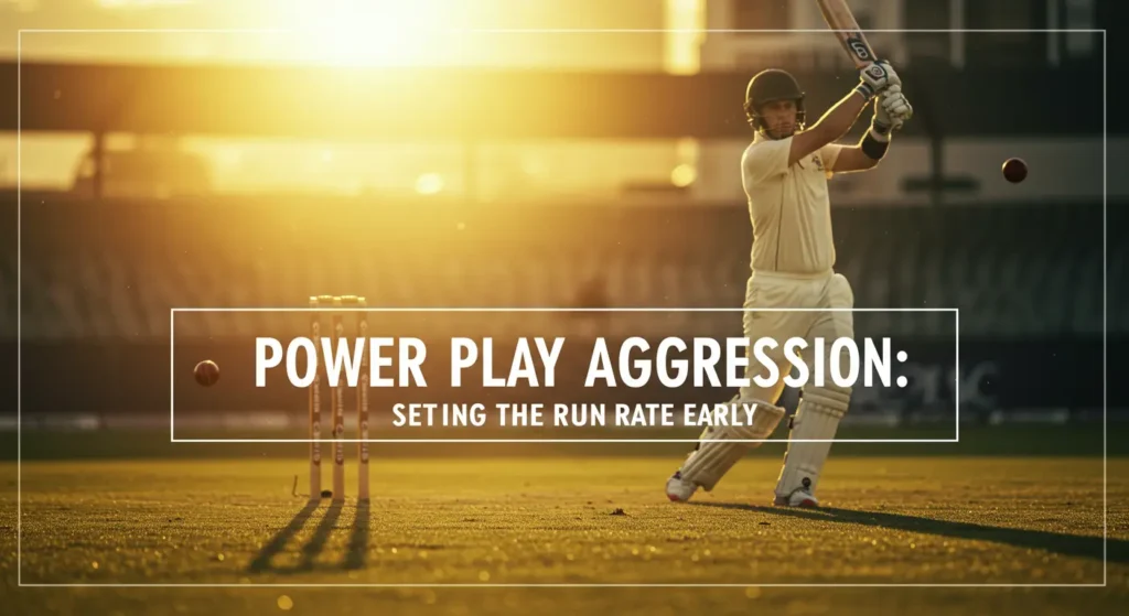 Powerplay Aggression: Setting the Run Rate EarlyPowerplay Aggression: Setting the Run Rate Early