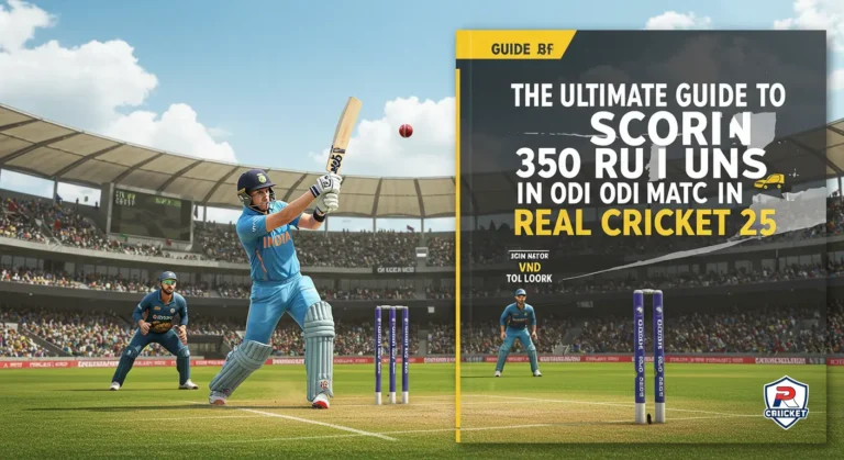 The Ultimate Guide to Scoring 350 Runs in an ODI Match in Real Cricket 25