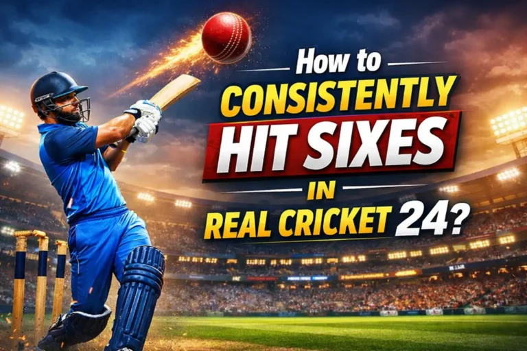 How to Consistently Hit Sixes in Real Cricket 24?