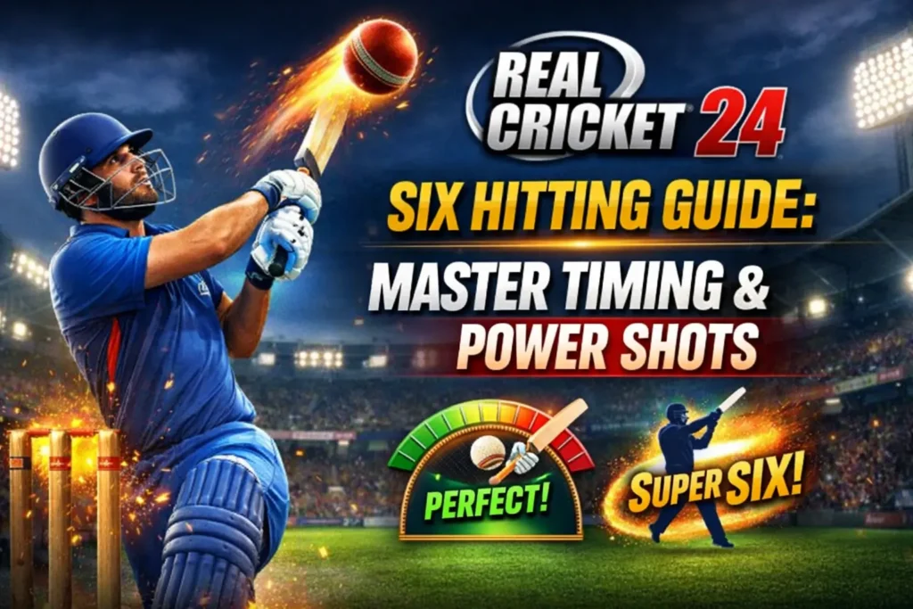 Real Cricket 24 Six Hitting Guide: Master Timing & Power Shots