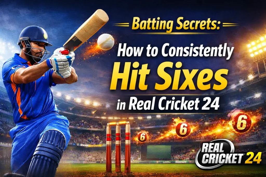 Batting Secrets: How to Consistently Hit Sixes in Real Cricket 24