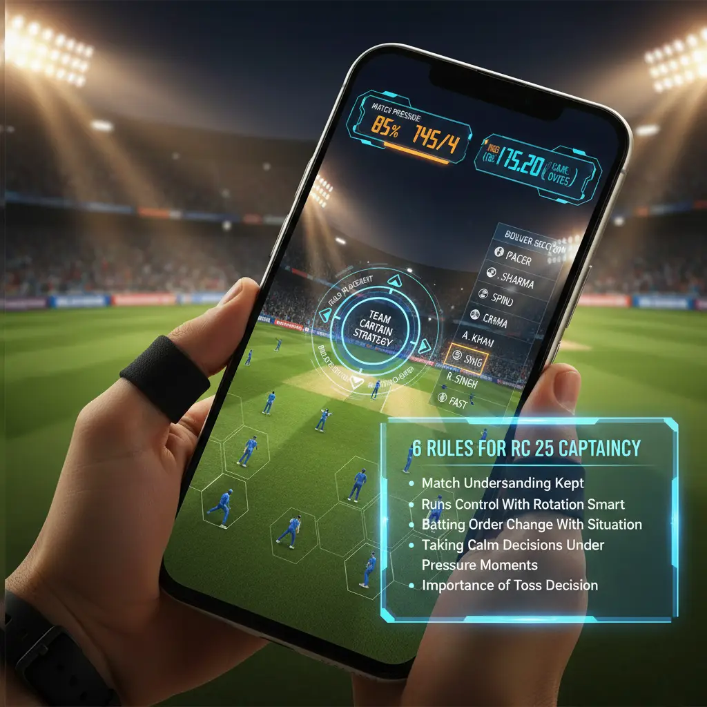 6 Rules for Real Cricket 25 Captaincy