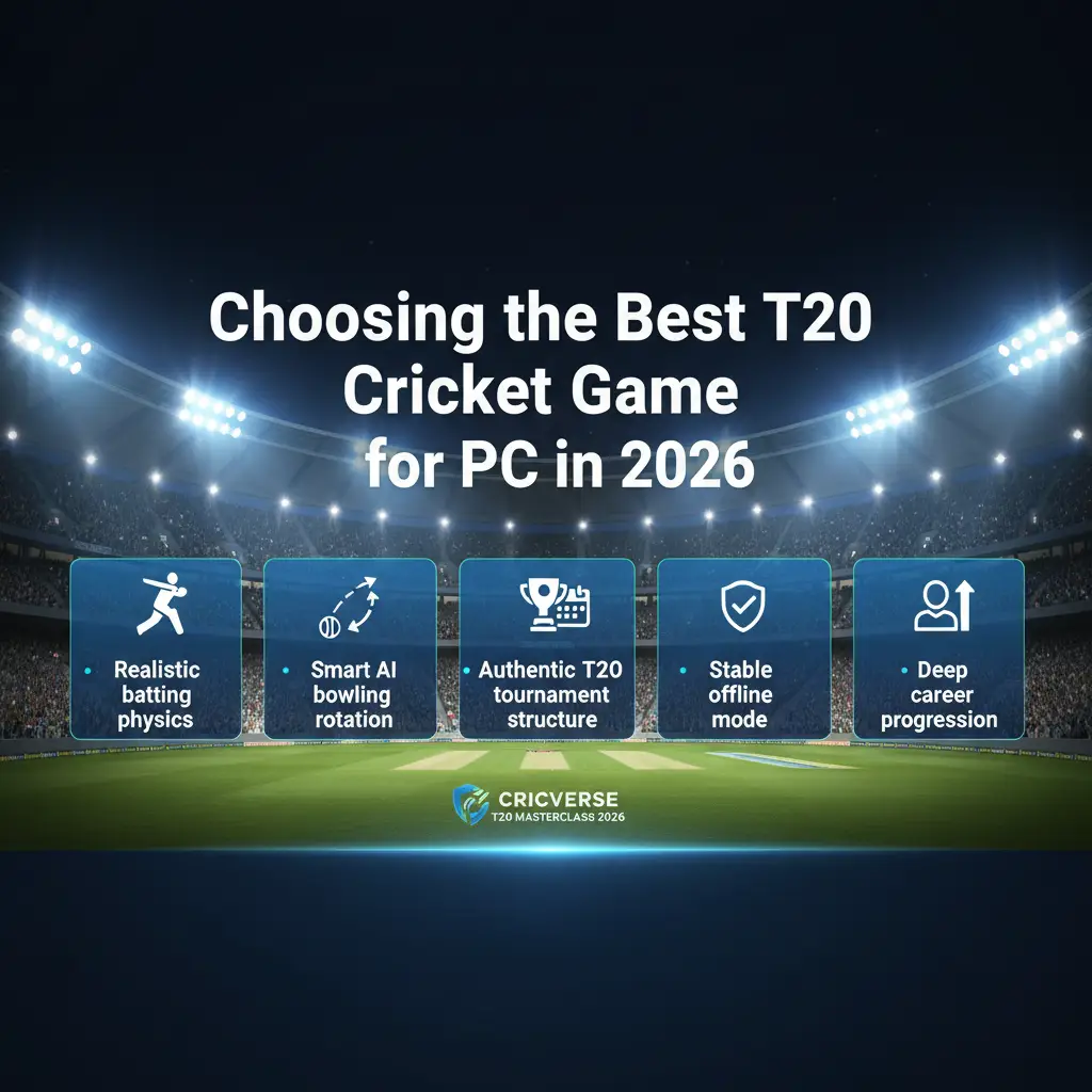 Choosing the Best T20 Cricket Game for PC in 2026