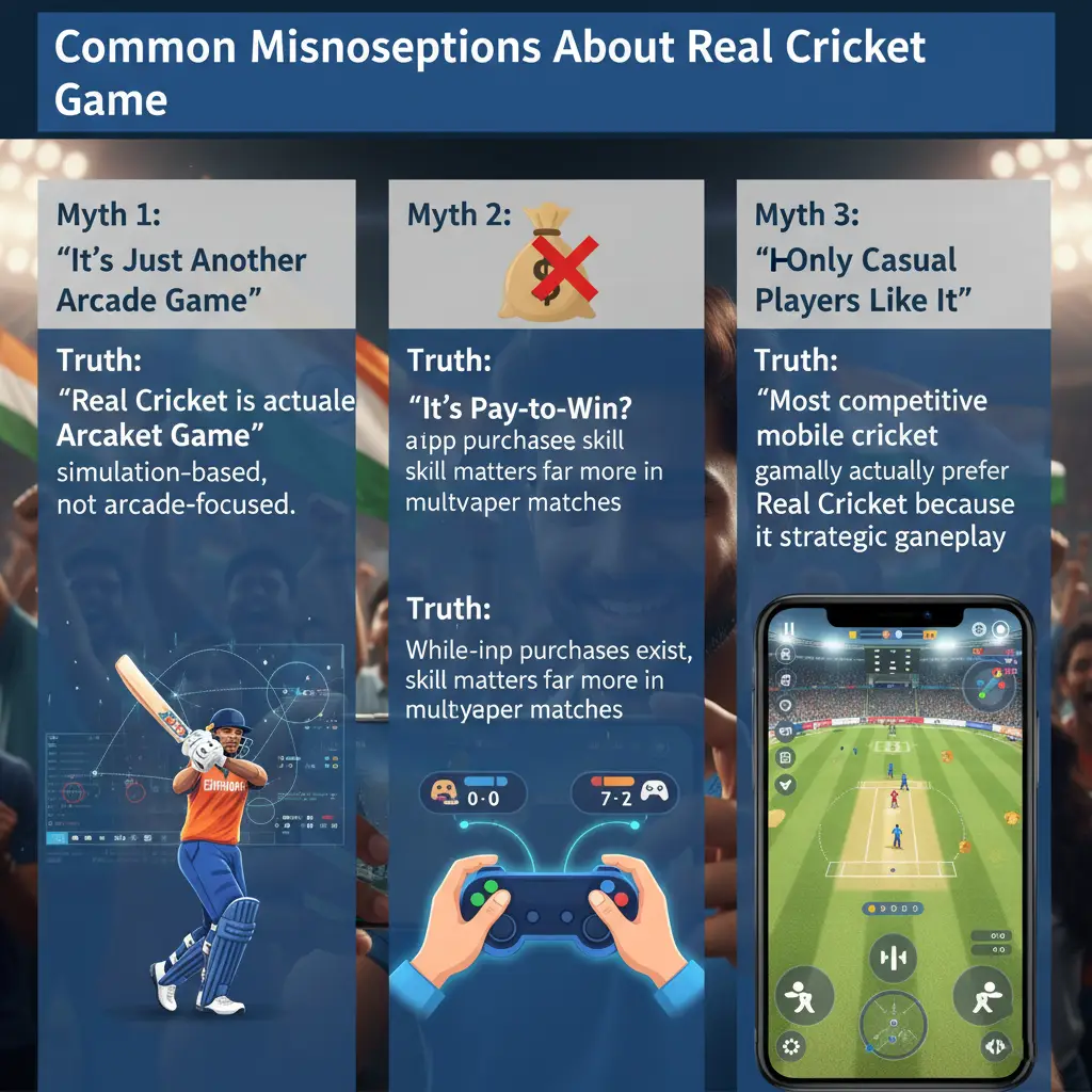 Common Misconceptions About Real Cricket Game