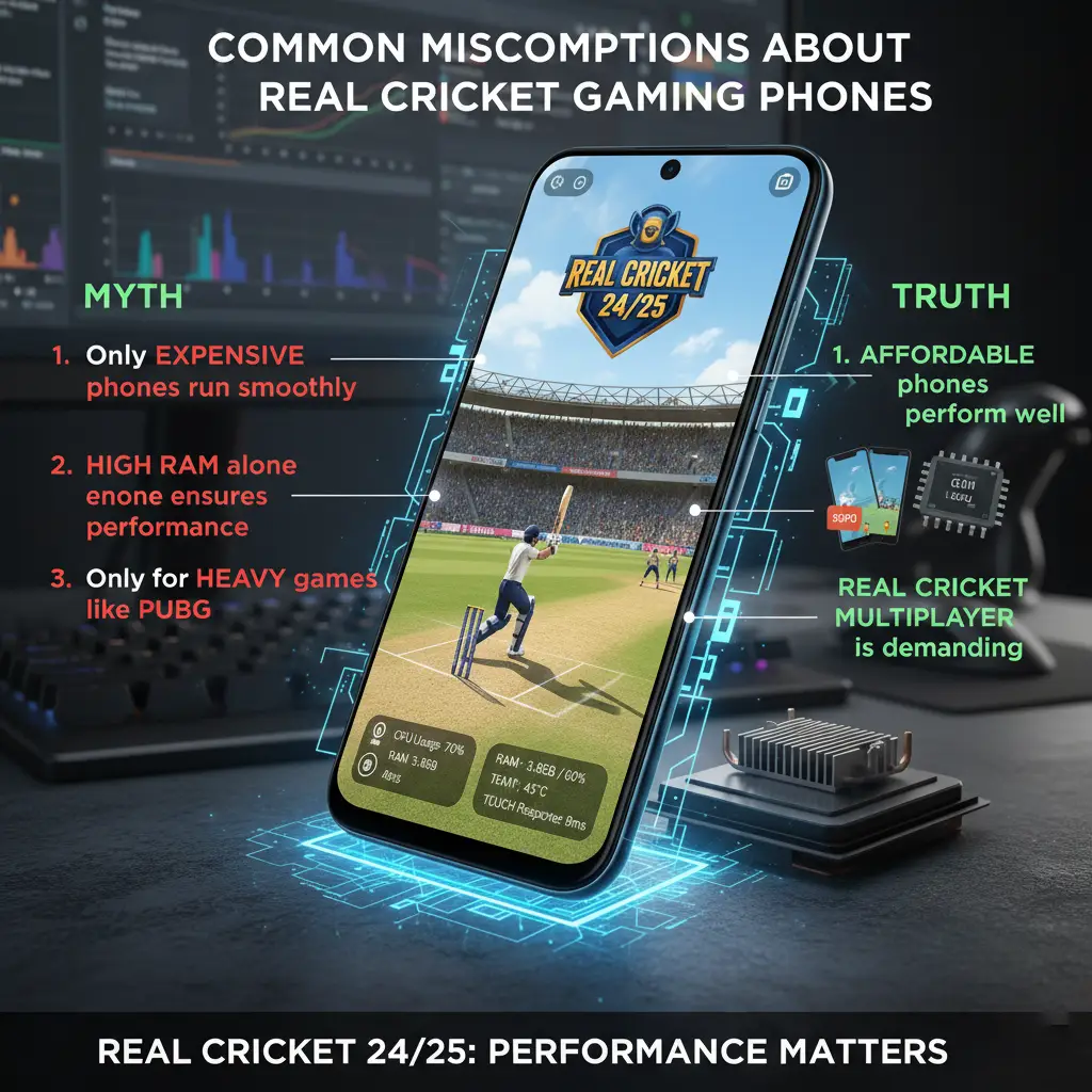 Common Misconceptions About Real Cricket Gaming Phones