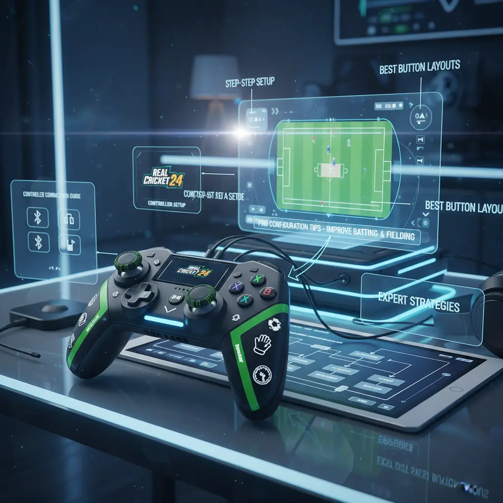 Complete Controller Setup of Real Cricket 24