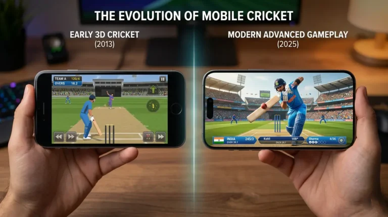Evolution of Real Cricket Game, From Real Cricket 3D to RC25