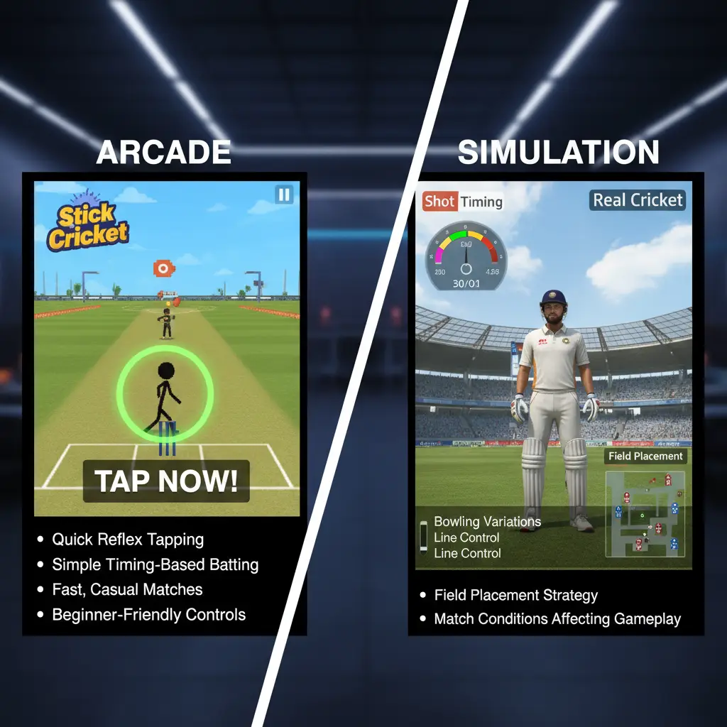Gameplay Experience Arcade vs Simulation