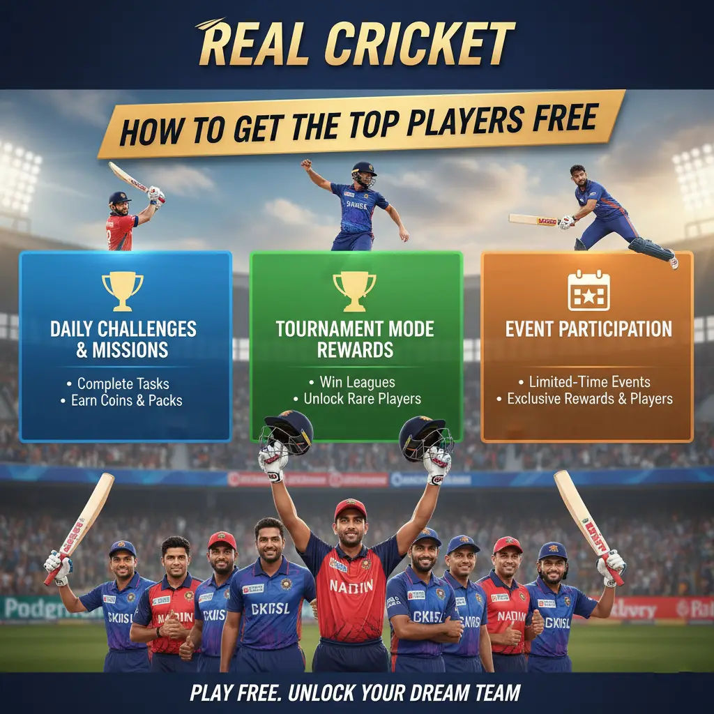How to Get Best Players Free in Real Cricket