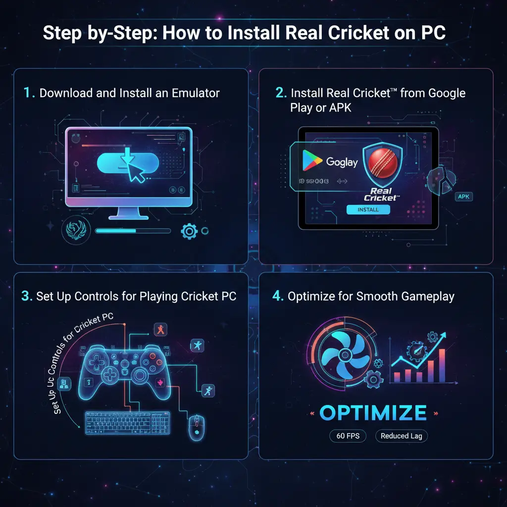 How to Install Real Cricket on PC