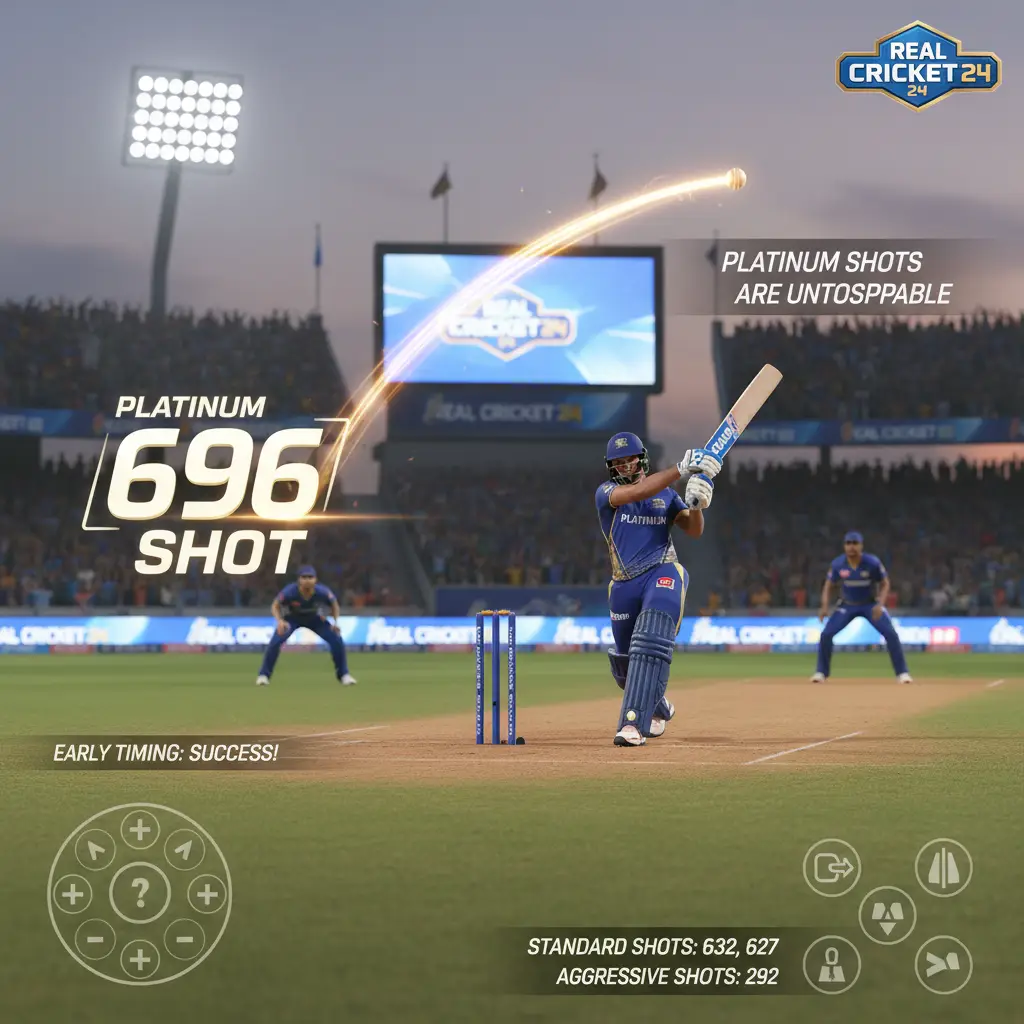 Platinum Shots in Real Cricket 24