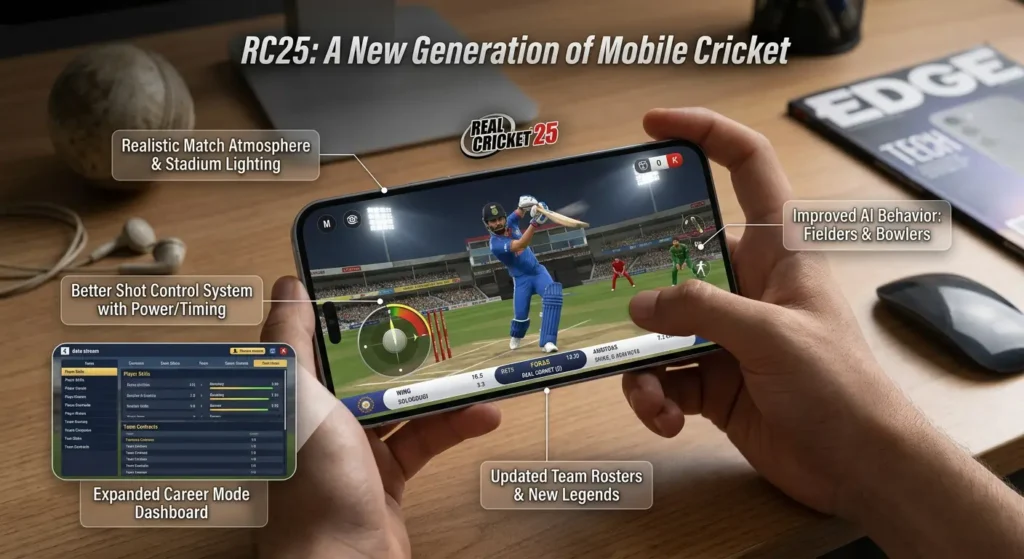 RC25 A New Generation of Mobile Cricket