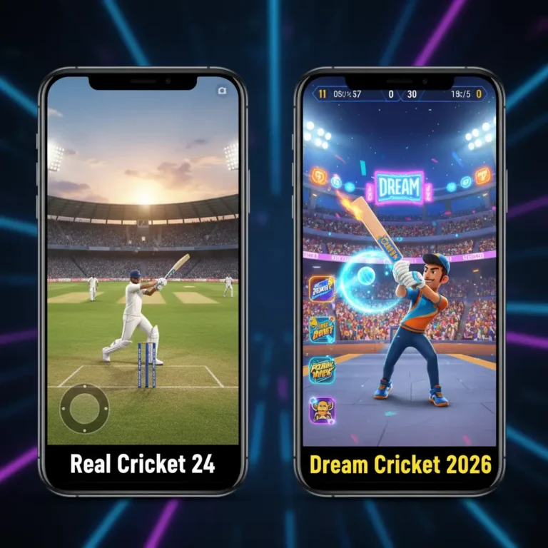 Real Cricket 24 vs Dream Cricket 2026