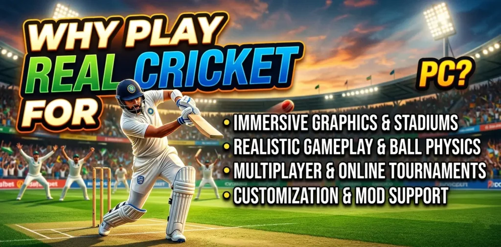 Why Play Real Cricket for PC?